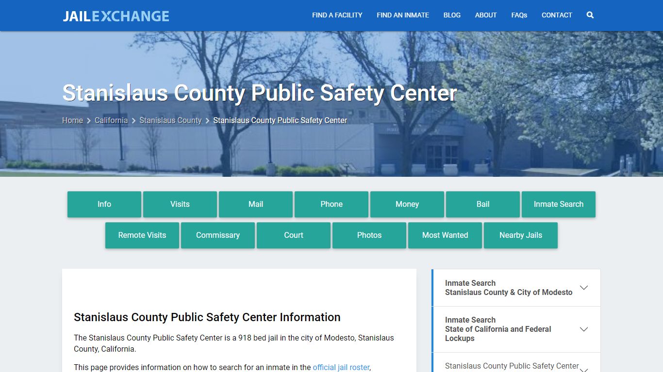 Stanislaus County Public Safety Center - Jail Exchange